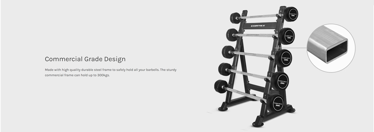 Cortex L05 Barbell Stand with barbells